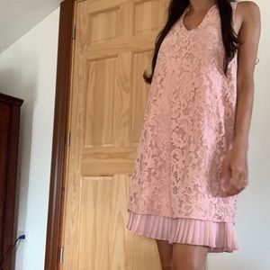 BCBG lace v-neck dress